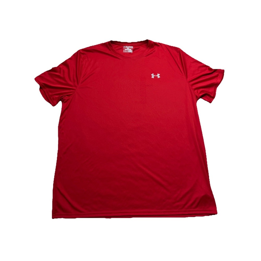 Under‎ Armor Red Sports T Shirt Size 2XL